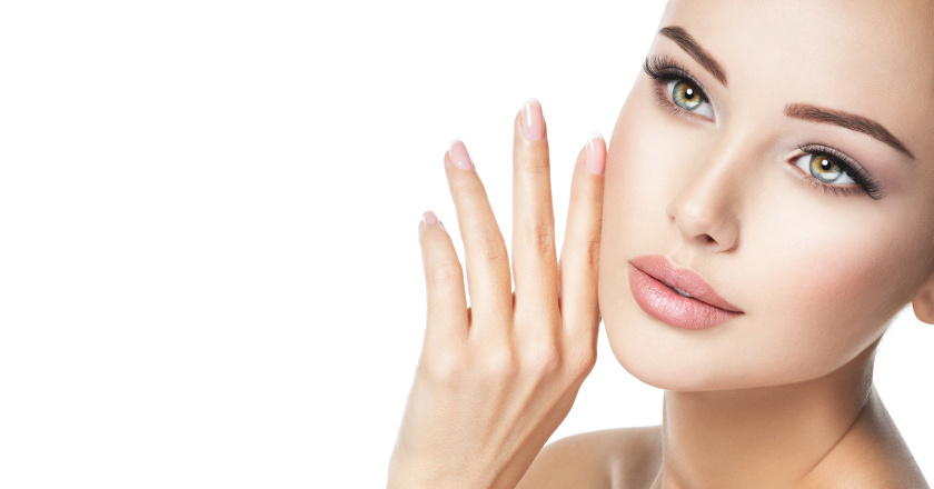 Beauty woman face