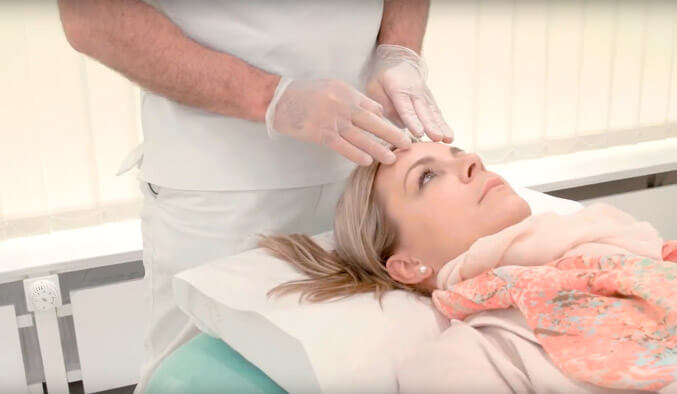 Stirn Botox